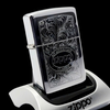 Bật Lửa Zippo Đồng Khối Mạ Chrome Venetian Logo Zippo, Bản Xuất Châu Âu Cực Hiếm Gặp Đời XV La Mã Năm 1999 ZL781