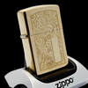 Bật Lửa Zippo Đồng Khối Venetian Hoa Văn Ý Cổ Điển Đời X La Mã Sản Xuất Năm 1994 ZL843