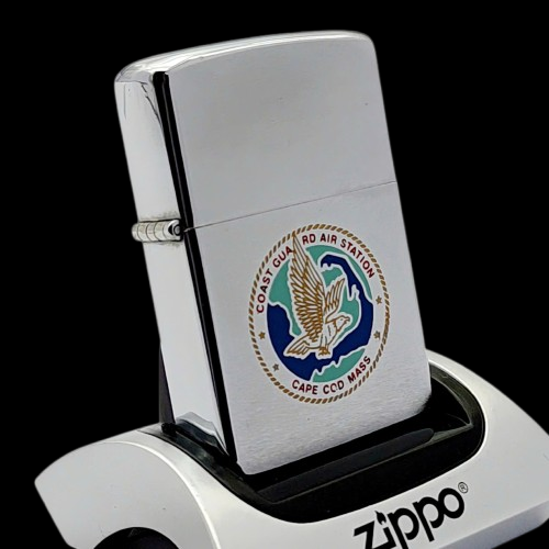 Bật Lửa Zippo Cổ Đồng Khối Mạ Chrome Phay Xước Chủ Đề Ăn Mòn Phủ Sơn Hiếm Gặp Năm 1980 Đời 2 Vạch Sắc ZC476