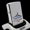 Bật Lửa Zippo Cổ Đồng Khối Mạ Chrome Phay Xước Chủ Đề Tàu Chiến Ăn Mòn Phủ Sơn Hiếm Gặp Năm 1978 Đời 4 Vạch Sắc ZC478