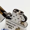 BẬT LỬA ZIPPO ARMOR VỎ DẦY CHROME BÓNG KHẮC CHA CON Ý NGHĨA 4 MẶT ZKC23