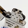 BẬT LỬA ZIPPO ARMOR VỎ DẦY CHROME BÓNG KHẮC CHA CON Ý NGHĨA 4 MẶT ZKC23