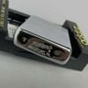Bật Lửa Zippo Đồng Khối Mạ Chrome Trắng Trơn Phay Xước Chữ Xéo Đời IV La Mã Sản Xuất Năm 1988 ZL785