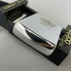 Bật Lửa Zippo Đồng Khối Mạ Chrome Trắng Bóng Logo Quân Sự Đời VI La Mã Sản Xuất Năm 1990 ZL788