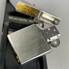 Bật Lửa Zippo Đồng Khối Mạ Chrome Trắng Bóng Logo Quân Sự Đời VI La Mã Sản Xuất Năm 1990 ZL788