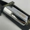 Bật Lửa Zippo Đồng Khối Mạ Chrome Trắng Bóng Logo Quân Sự Đời VI La Mã Sản Xuất Năm 1990 ZL788