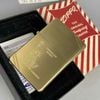 Bật Lửa Zippo Đồng Nguyên Khối Bản Vintage Chặt Góc Đầu Bằng Chủ Đề Nữ Thần Tự Do Liberty Đời IX La Mã Sản Xuất Năm 1993 ZL783