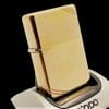 Bật Lửa Zippo Đồng Nguyên Khối Trơn Bóng Bản Vintage Chặt Góc Đầu Bằng Đời IX La Mã Sản Xuất Năm 1993 ZL789