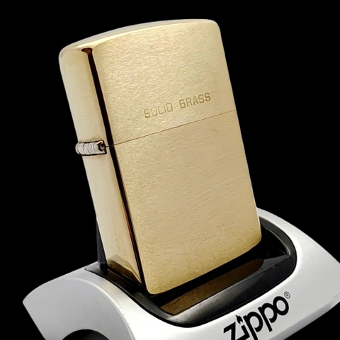 Bật Lửa Zippo Đông Nguyên Khối Solid Brass Trơn Phay Xước Chu Niên 1932 - 1992 ZL793