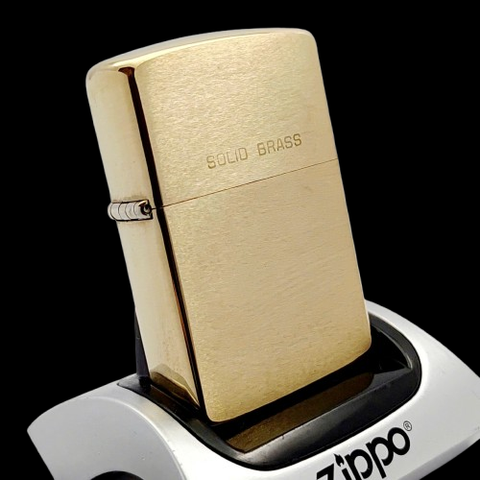 Bật Lửa Zippo Đông Nguyên Khối Solid Brass Trơn Phay Xước Chu Niên 1932 - 1988 ZL790