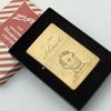 ZIPPO VINTAGE BRASS KHÔNG CHẶT GÓC CHỦ ĐỀ TỔNG THỐNG HOA KỲ RẤT HIẾM ĐỜI V LA MÃ SẢN XUẤT 1989 - ZQH192