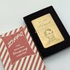 ZIPPO VINTAGE BRASS KHÔNG CHẶT GÓC CHỦ ĐỀ TỔNG THỐNG HOA KỲ RẤT HIẾM ĐỜI V LA MÃ SẢN XUẤT 1989 - ZQH192