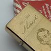 ZIPPO VINTAGE BRASS KHÔNG CHẶT GÓC CHỦ ĐỀ TỔNG THỐNG HOA KỲ RẤT HIẾM ĐỜI V LA MÃ SẢN XUẤT 1989 - ZQH192