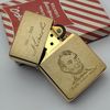 ZIPPO VINTAGE BRASS KHÔNG CHẶT GÓC CHỦ ĐỀ TỔNG THỐNG HOA KỲ RẤT HIẾM ĐỜI V LA MÃ SẢN XUẤT 1989 - ZQH192
