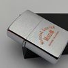 Bật Lửa Zippo Đồng Khối Mạ Chrome Trắng Phay Xước Khắc Ăn Mòn Phủ Sơn Sự Đời XIII La Mã Năm 1997 ZL784