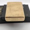 Bật Lửa Zippo Đông Nguyên Khối Solid Brass Trơn Phay Xước Chu Niên 1932 - 1988 ZL790