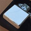 Bật Lửa Zippo Bạc Đúc Nguyên Khối Trơn Bóng Sản Xuất Năm 2002 ZB94