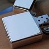 Bật Lửa Zippo Bạc Đúc Nguyên Khối Trơn Bóng Sản Xuất Năm 1992 ZB96