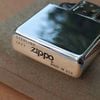 Bật Lửa Zippo Bạc Đúc Nguyên Khối Trơn Bóng Sản Xuất Năm 1992 ZB96