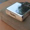 Bật Lửa Zippo Bạc Đúc Nguyên Khối Trơn Bóng Sản Xuất Năm 1992 ZB96