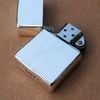 Bật Lửa Zippo Bạc Đúc Nguyên Khối Trơn Bóng Sản Xuất Năm 1992 ZB96