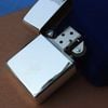 Bật Lửa Zippo Bạc Đúc Nguyên Khối Trơn Bóng Sản Xuất Năm 2003 ZB95
