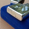 Bật Lửa Zippo Bạc Đúc Nguyên Khối Trơn Bóng Sản Xuất Năm 2003 ZB95