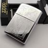 Bật Lửa Zippo Cổ Đồng Khối Mạ Chrome Venetian Hoa Văn Ý Cổ Điển Hiếm Gặp Đời XII La Mã Năm 1996 ZL787