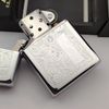 Bật Lửa Zippo Cổ Đồng Khối Mạ Chrome Venetian Hoa Văn Ý Cổ Điển Hiếm Gặp Đời XII La Mã Năm 1996 ZL787