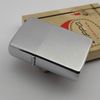 Bật Lửa Zippo Cổ Đồng Khối Mạ Chrome Trắng Trơn Phay Xước Đời 4 Vạch Sắc Năm 1978 ZC488