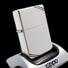 Bật Lửa Zippo Bạc Đúc Nguyên Khối Bản Vintage Chặt Góc Trơn Bóng Sản Xuất Năm 1995 ZB97