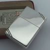 Bật Lửa Zippo Bạc Đúc Nguyên Khối Bản Vintage Chặt Góc Trơn Bóng Sản Xuất Năm 1995 ZB97