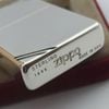 Bật Lửa Zippo Bạc Đúc Nguyên Khối Bản Vintage Chặt Góc Trơn Bóng Sản Xuất Năm 1995 ZB97