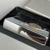 Bật Lửa Zippo Đồng Nguyên Khối Mạ Chrome Trơn Bóng Bản Vinatge Chặt Góc Emblem Liberty Hiếm Gặp Đời IX La Mã Năm 1993 ZL794
