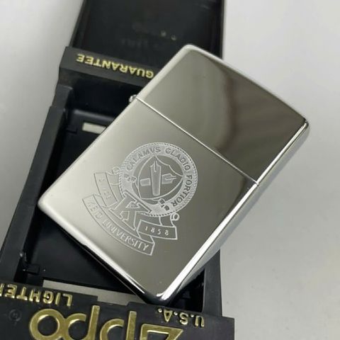 Bật Lửa Zippo Đồng Khối Mạ Chrome Bóng Chủ Đề Ăn Mòn Đời IX La Mã Năm 1993 ZL796