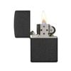 Bật Lửa Zippo Black Crackle Sơn Đen Tĩnh Điện Sần Z347