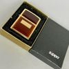 Bật Lửa Zippo Gold Plated Ốp Hổ Phách Hiếm Gặp Đời VII La Mã Năm 1991 ZL805