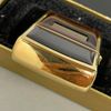 Bật Lửa Zippo Gold Plated Ốp Hổ Phách Hiếm Gặp Đời VII La Mã Năm 1991 ZL805