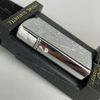 Bật Lửa Zippo Đồng Khối Mạ Chrome Khắc Ăn Mòn Chủ Đề Venetian Bản Slim Hiếm Gặp, Sản Xuất Năm 1998 Đời XIV La Mã ZL804