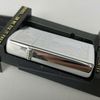 Bật Lửa Zippo Đồng Khối Mạ Chrome Khắc Ăn Mòn Chủ Đề Venetian Bản Slim Hiếm Gặp, Sản Xuất Năm 1987 Đời III La Mã ZL803
