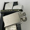 Bật Lửa Zippo Đồng Khối Mạ Chrome Khắc Ăn Mòn Chủ Đề Venetian Bản Slim Hiếm Gặp, Sản Xuất Năm 1987 Đời III La Mã ZL803