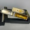 Bật Lửa Zippo Đồng Khối Mạ Chrome Khắc Ăn Mòn Chủ Đề Venetian Bản Slim Hiếm Gặp, Sản Xuất Năm 1987 Đời III La Mã ZL803