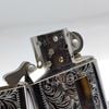 Bật Lửa Zippo Đồng Khối Mạ Chrome Khắc Ăn Mòn Chủ Đề Venetian Hiếm Gặp, Sản Xuất Năm 1991 Đời VII La Mã ZL799