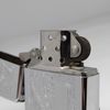 Bật Lửa Zippo Đồng Khối Mạ Chrome Khắc Ăn Mòn Chủ Đề Venetian Hiếm Gặp, Sản Xuất Năm 1991 Đời VII La Mã ZL799