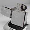 Bật Lửa Zippo Đồng Khối Mạ Chrome Khắc Ăn Mòn Chủ Đề Venetian Hiếm Gặp, Sản Xuất Năm 1991 Đời VII La Mã ZL799
