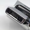 Bật Lửa Zippo Đồng Khối Mạ Chrome Trắng Trơn Phay Xước Đời III La Mã Năm 1987 ZL807