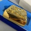 BẬT LỬA ZIPPO XUẤT NHẬT MẠ VÀNG 22K LONG HỔ TRANH CHÂU BẢN LIMITED RẤT HIẾM ĐỜI XII LA MÃ SẢN XUẤT NĂM 1996 - ZN92