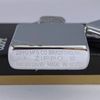 Bật Lửa Zippo Đồng Khối Mạ Chrome Vintage Chặt Góc Phay Xước Trơn 2 Mặt Đời VIII La Mã Năm 1992 ZL809