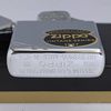Bật Lửa Zippo Đồng Khối Mạ Chrome Vintage Chặt Góc Phay Xước Trơn 2 Mặt Đời VIII La Mã Năm 1992 ZL809