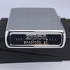 Bật Lửa Zippo Cổ Đồng Khối Mạ Chrome Trắng Trơn Phay Xước Đời 6 Vạch Huyền Năm 1984 ZC489